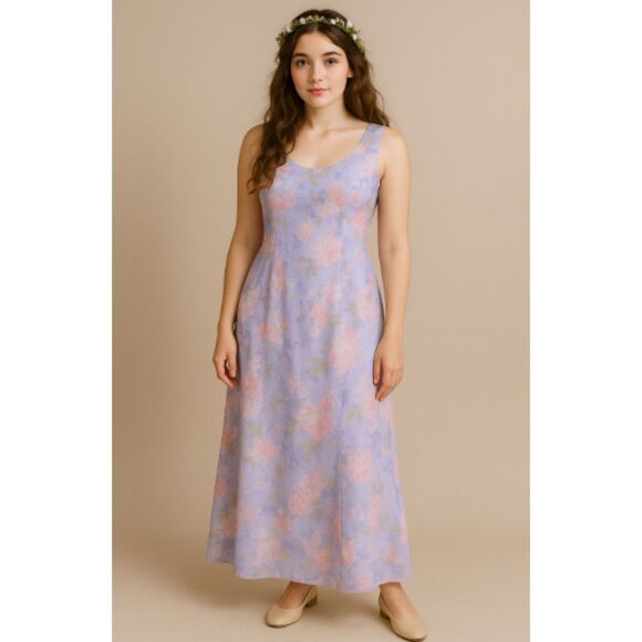 R&K Dresses & Skirts - Vintage R&K Originals‎ Cottagecore Fairycore Floral Midi Dress Size 10